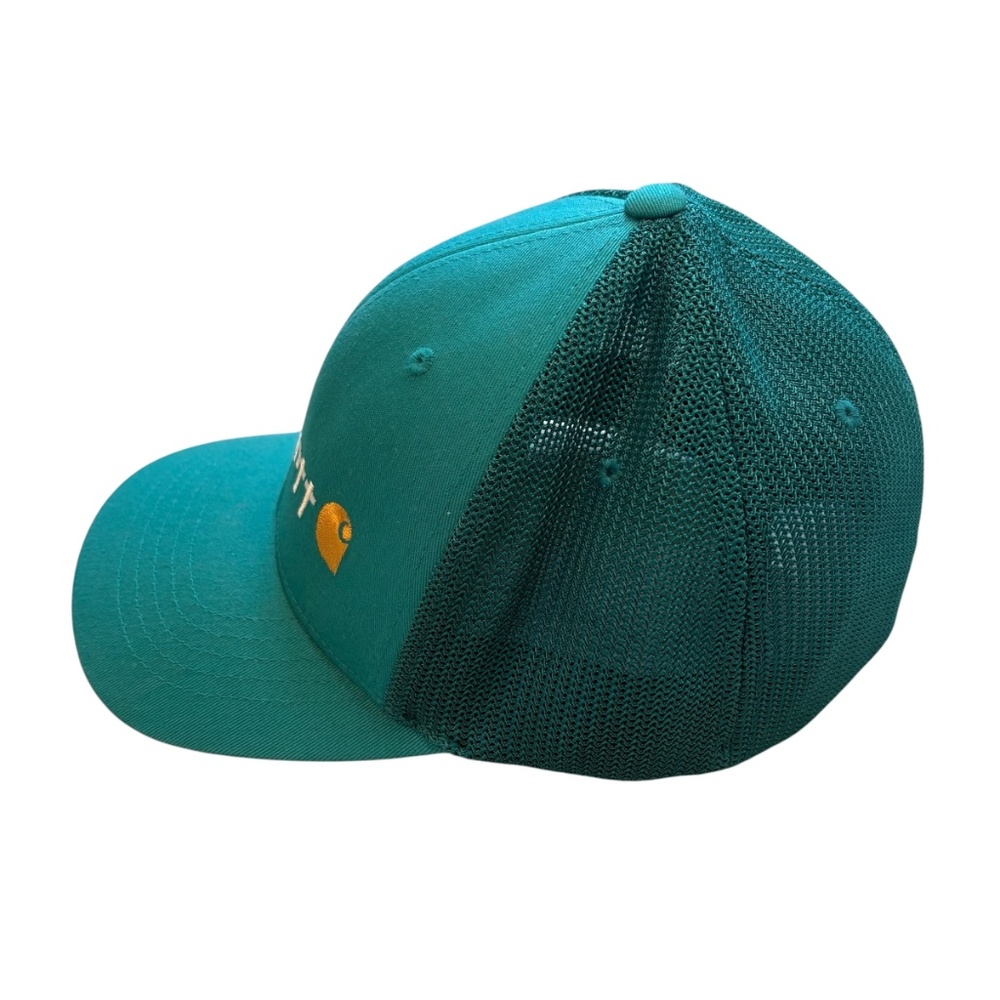 Carhartt Green Force Rugged Flex Fitted Canvas Mesh-Back Logo Graphic‎ Cap M/L - Picture 5 of 7